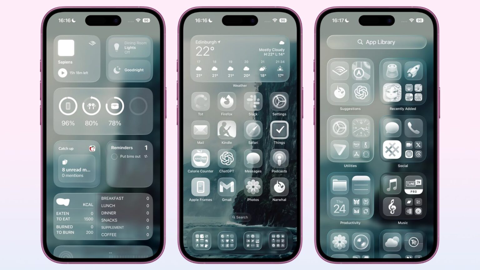 Descubre el nuevo iOS 26: un toque de cristal en tu pantalla